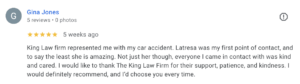 The King Firm Car Accident and Personal Injury Lawyers - Griffin, GA Client Review